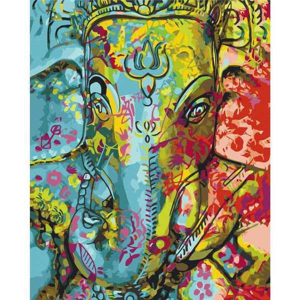 Quadro fai da te - Colourful Ganesha