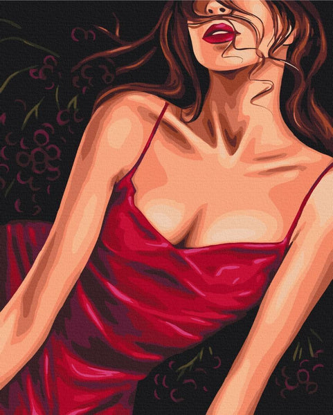 Quadro fai da te - Seductive red