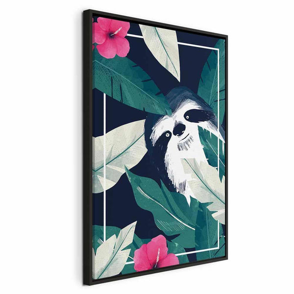 Quadro - Sloth in the Tropics (1 Part) Vertical