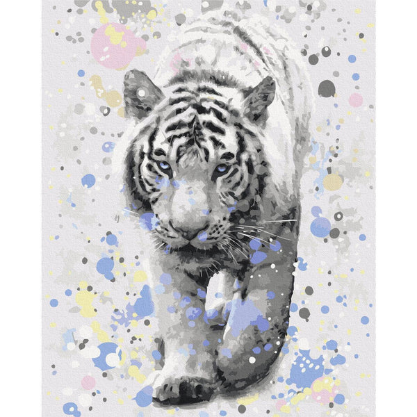 Quadro fai da te - White Tiger