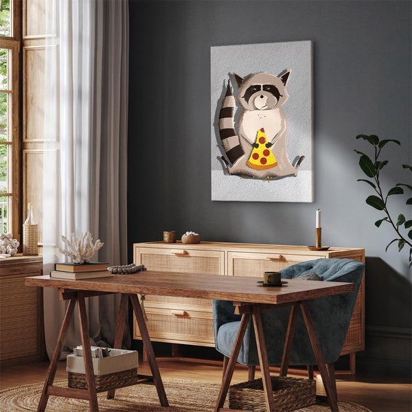 Quadro - Gourmand Raccoon (1 Part) Vertical