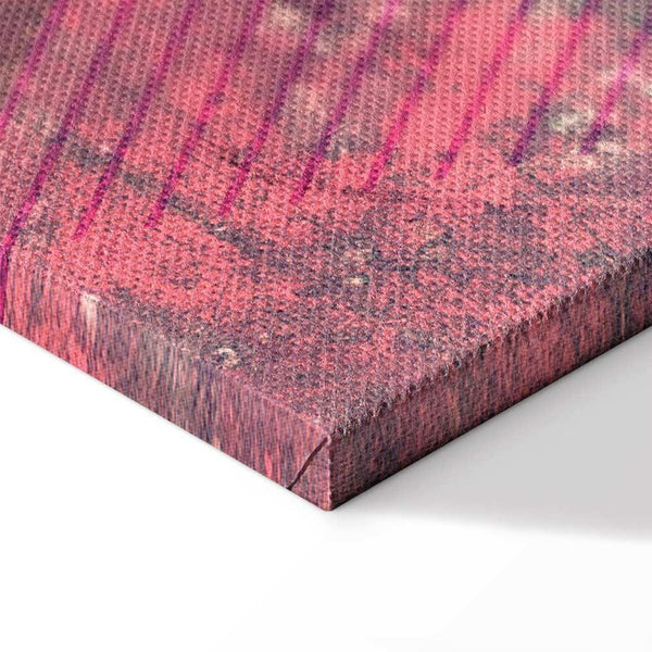 Quadro - Crimson Abstraction (1 Part) Vertical