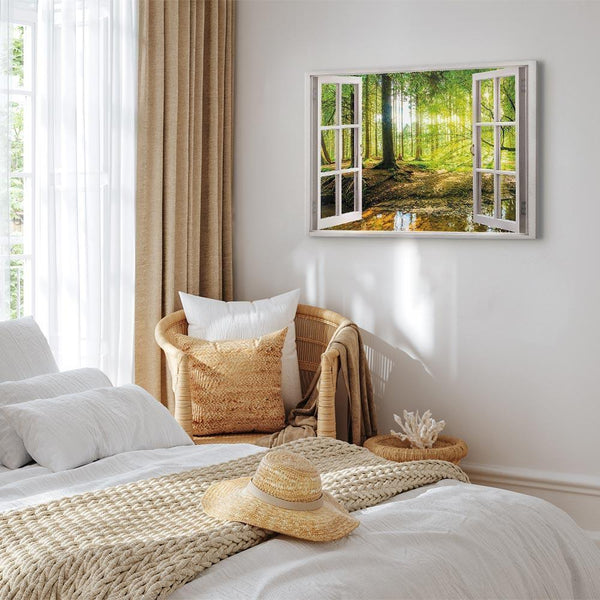 Quadro - Window: View on Forest
