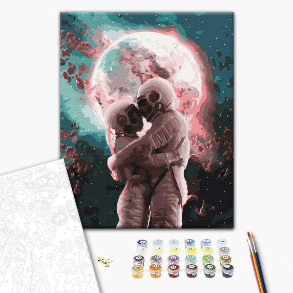 Quadro fai da te - To the moon and back