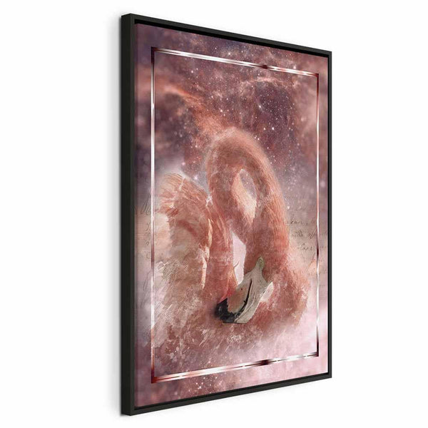Quadro - Space Flamingo (1 Part) Vertical