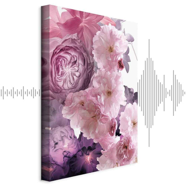 Quadro - Garden of Floral Scents (1-part) - Nature in Shades of Pink