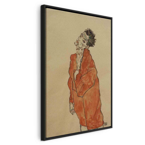 Quadro - Egon Schiele – Self-Portrait (Man in Orange Jacket)