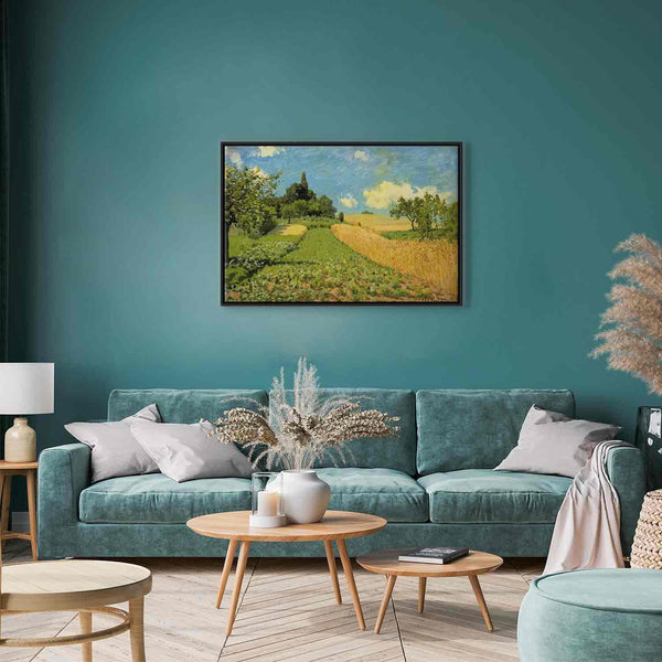 Quadro - Alfred Sisley – Grain fields on the hills of Argenteuil