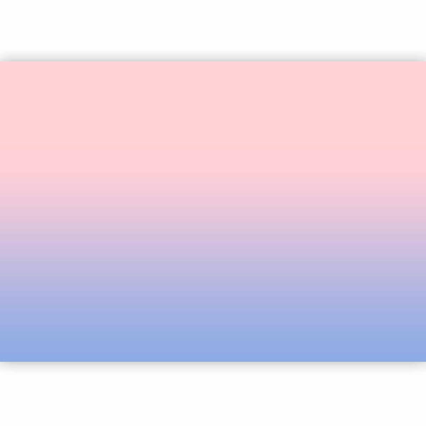 Carta da parati - Pink Dawn - Gradient Background from Pink to Cool Blue
