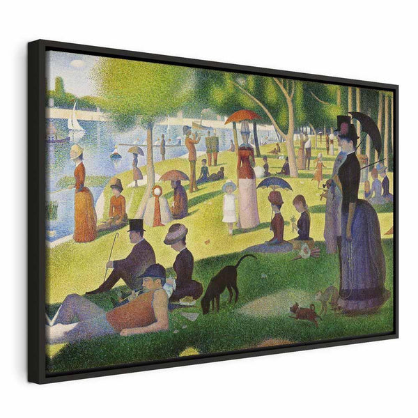Quadro - Georges Seurat – Sunday Afternoon on the Island of La Grande Jatte