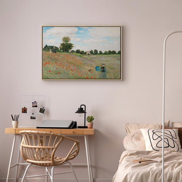 Quadro - Claude Monet – Poppy Field near Argenteuil