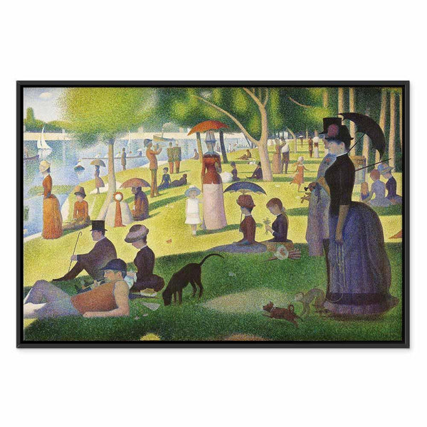 Quadro - Georges Seurat – Sunday Afternoon on the Island of La Grande Jatte