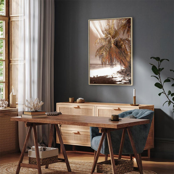 Quadro - Palm Shadow (1 Part) Vertical