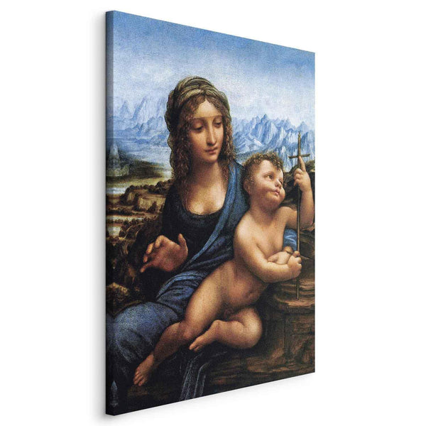 Quadro - Leonardo da Vinci – Madonna With a Distaff