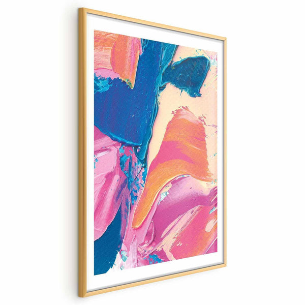 Poster - Colorful Expression - strong contrasts in an energetic composition