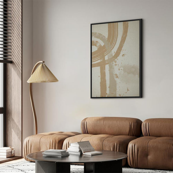 Quadro - Beige Minimalism (1 Part) Vertical