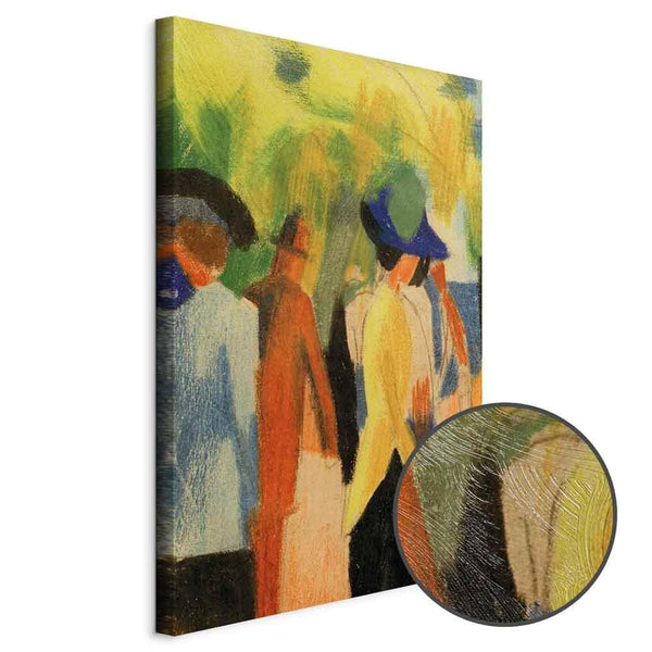 Quadro - August Macke – Walker under trees (Walker in the park)