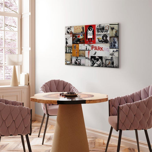 Quadro - Banksy - collage