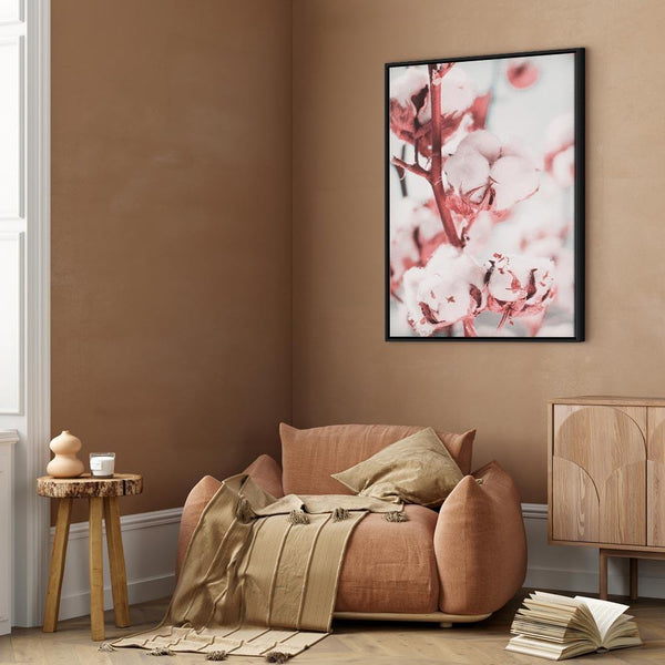 Quadro - Blooming Cotton (1 Part) Vertical