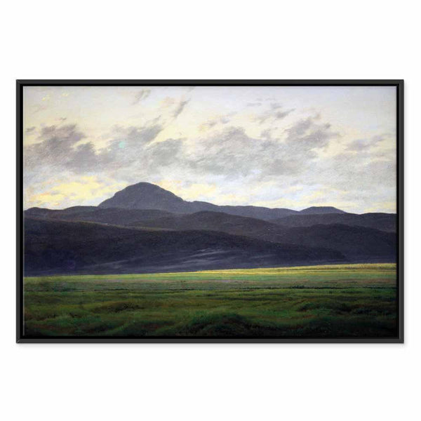 Quadro - Caspar David Friedrich – Mountain Landscape in Bohemia