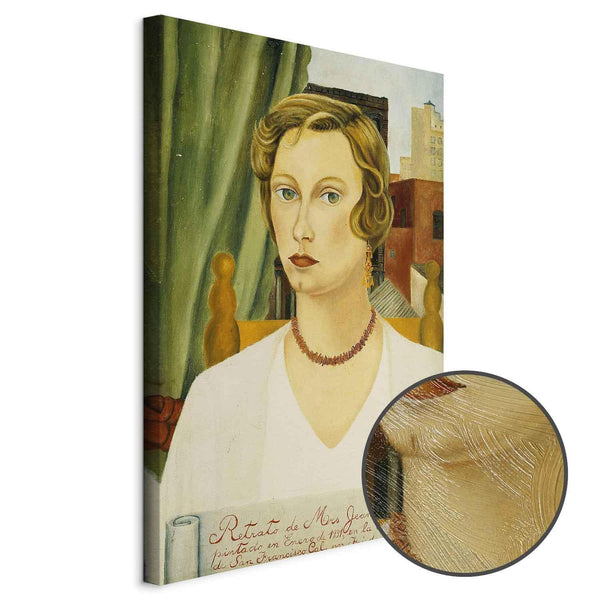 Quadro - Frida Kahlo – Portrait of Mrs Jean Wight