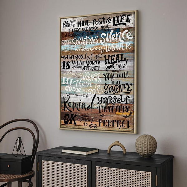 Quadro - Positive Affirmations