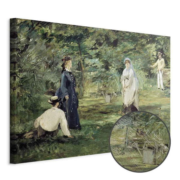 Quadro - Edouard Manet – The Croquet Party in Paris