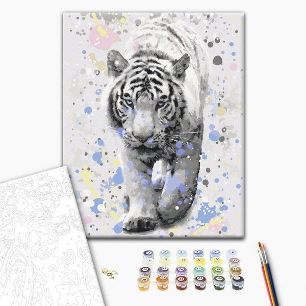 Quadro fai da te - White Tiger