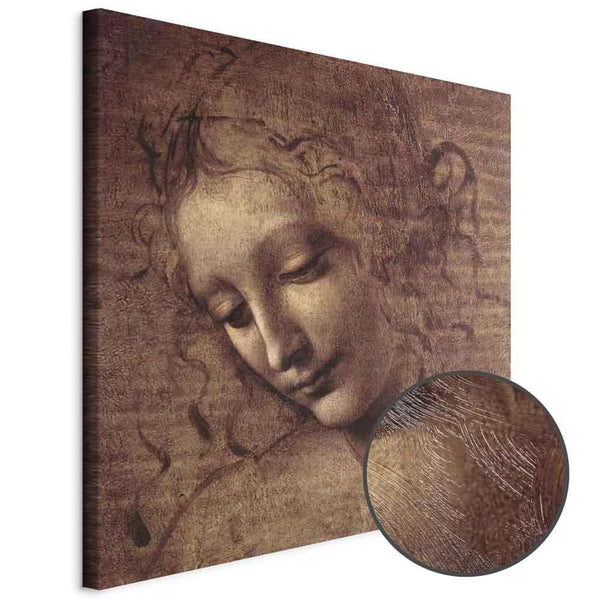 Quadro - Leonardo da Vinci – Head of a Young Woman (Leda)