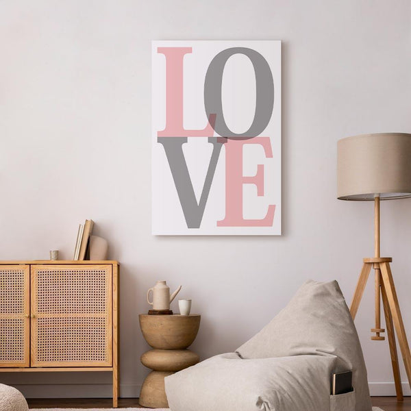Quadro - Grey Love (1 Part) Vertical