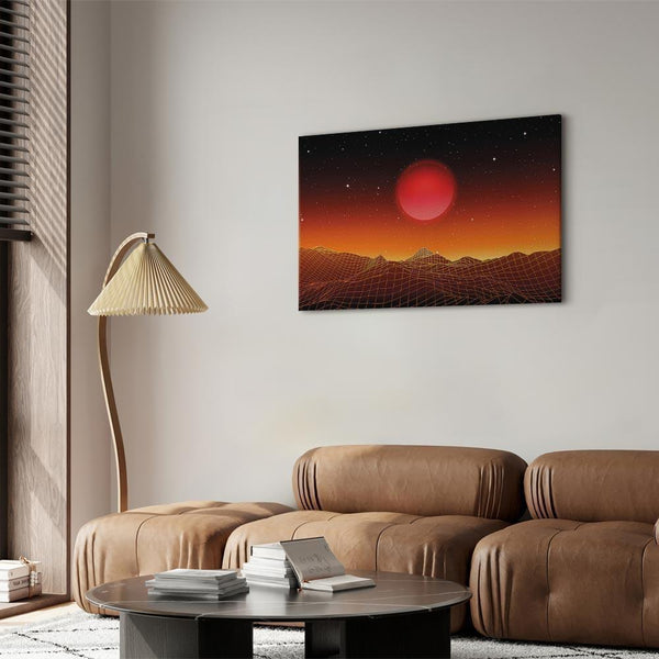 Quadro - Futuristic landscape (1 Part) Wide
