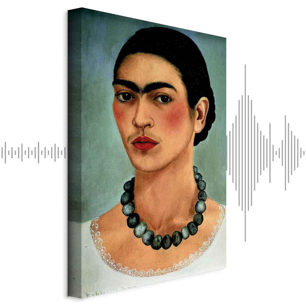 Quadro - Frida Kahlo – Self-Portrait with Beaded Necklace