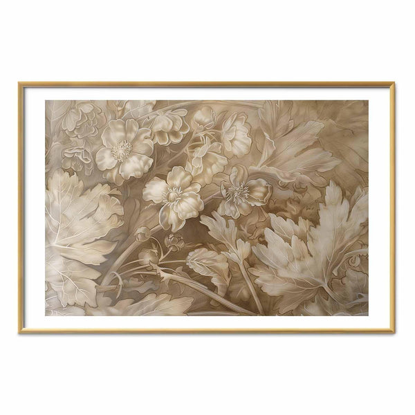 Poster - Ornamental Floral Carvings