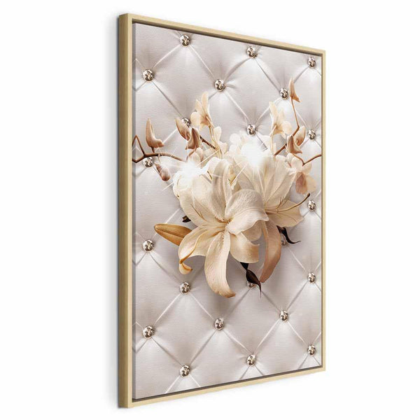 Quadro - Diamond Lilies (1 Part) Vertical