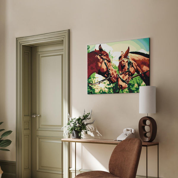 Quadro fai da te - Two Horses
