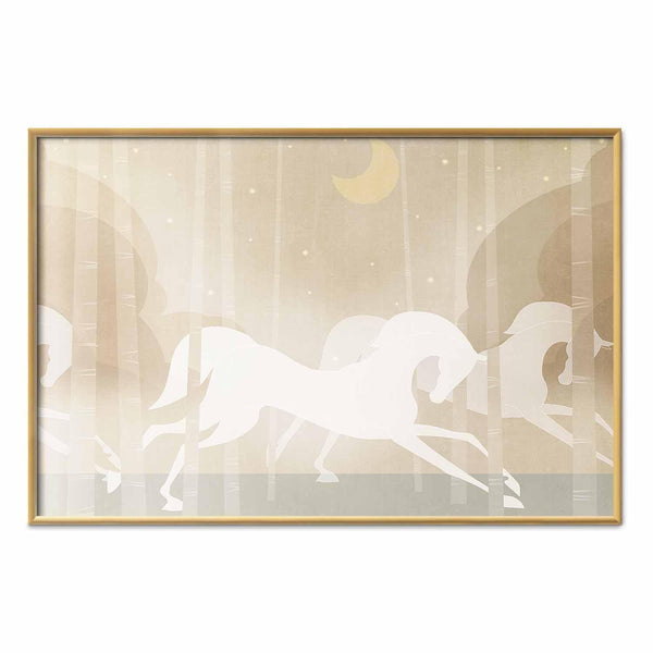 Poster - Galloping Horses