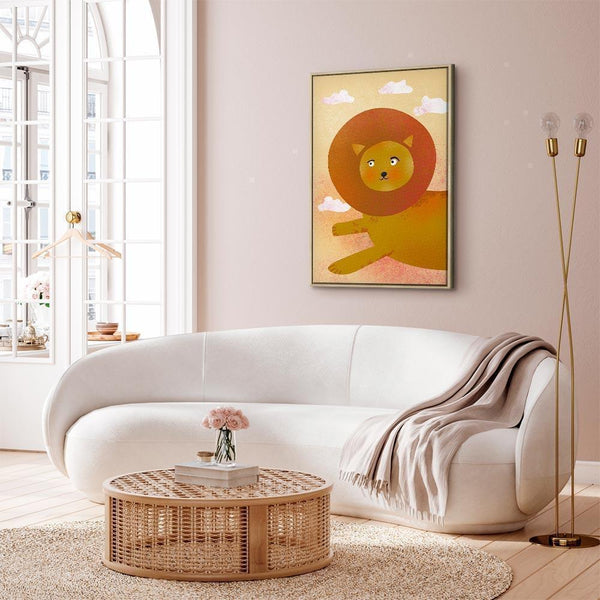 Quadro - Lion's Fun (1 Part) Vertical
