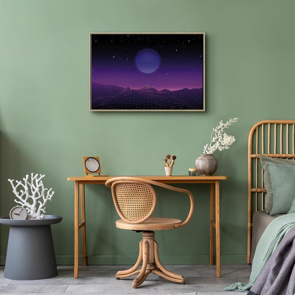 Quadro - Futuristic landscape 2 (1 Part) Wide