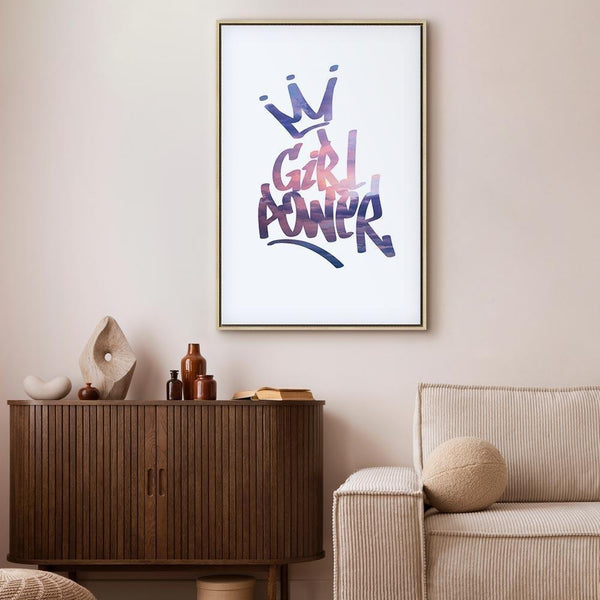 Quadro - Girl Power (1 Part) Vertical