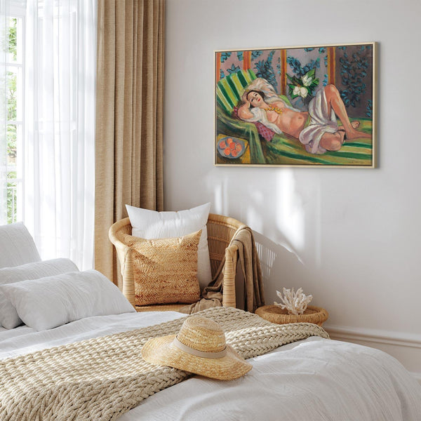 Quadro - Henri Matisse – Reclining Odalisque with Magnolias