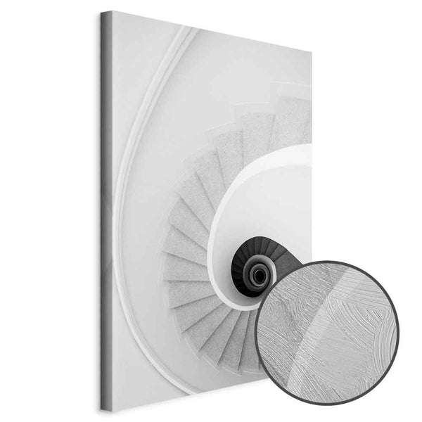 Quadro - White Stairs (1 Part) Vertical
