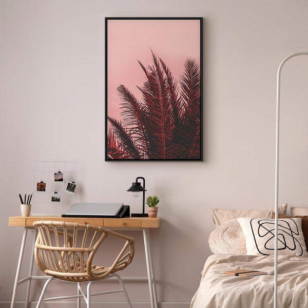 Quadro - Palm Trees at Sunset (1 Part) Vertical