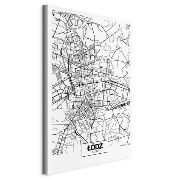 Quadro - City Plan: Lodz (1 Part) Vertical