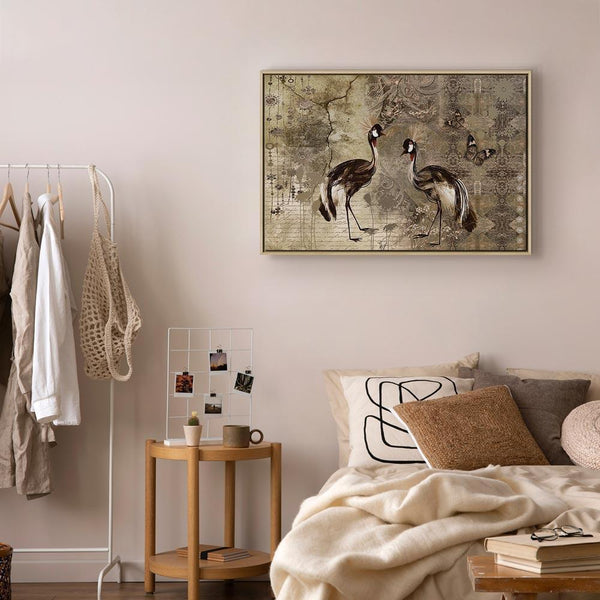 Quadro - Retro Cranes (1 Part) Wide