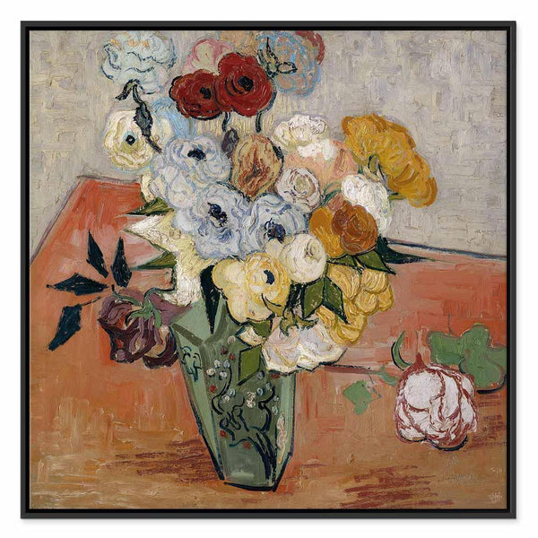 Quadro - Vincent Van Gogh – Stilllife with Japanese vase, roses and anemones
