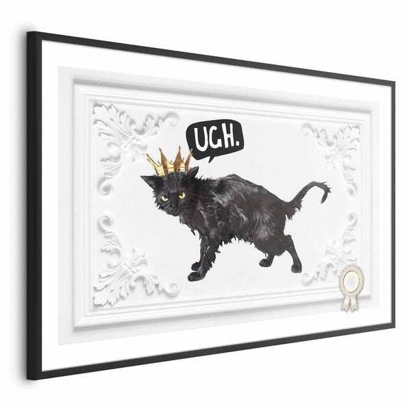 Poster - Cat with a Crown
