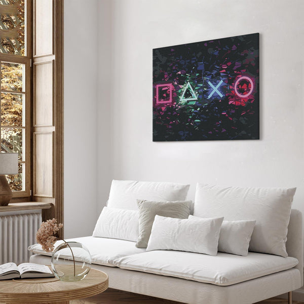 Quadro fai da te - Press Start