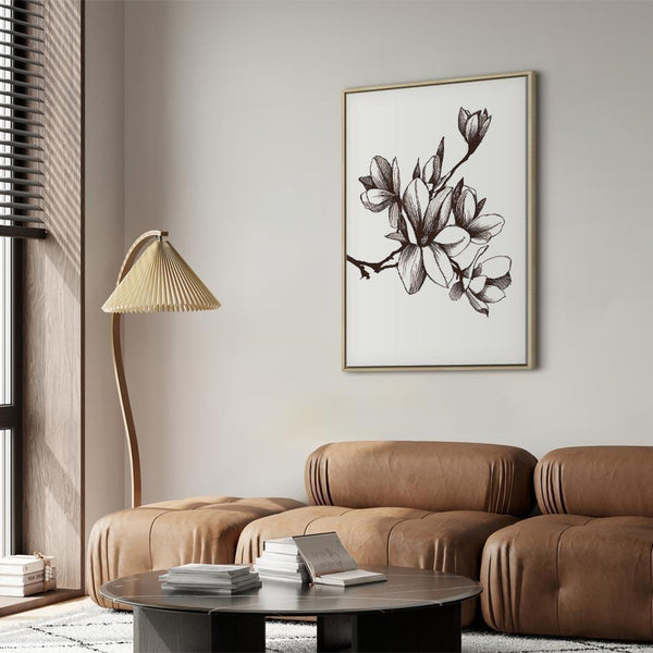 Quadro - Renaissance Magnolias (1 Part) Vertical