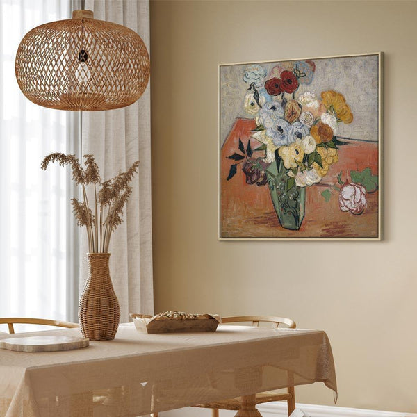 Quadro - Vincent Van Gogh – Stilllife with Japanese vase, roses and anemones