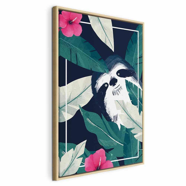 Quadro - Sloth in the Tropics (1 Part) Vertical
